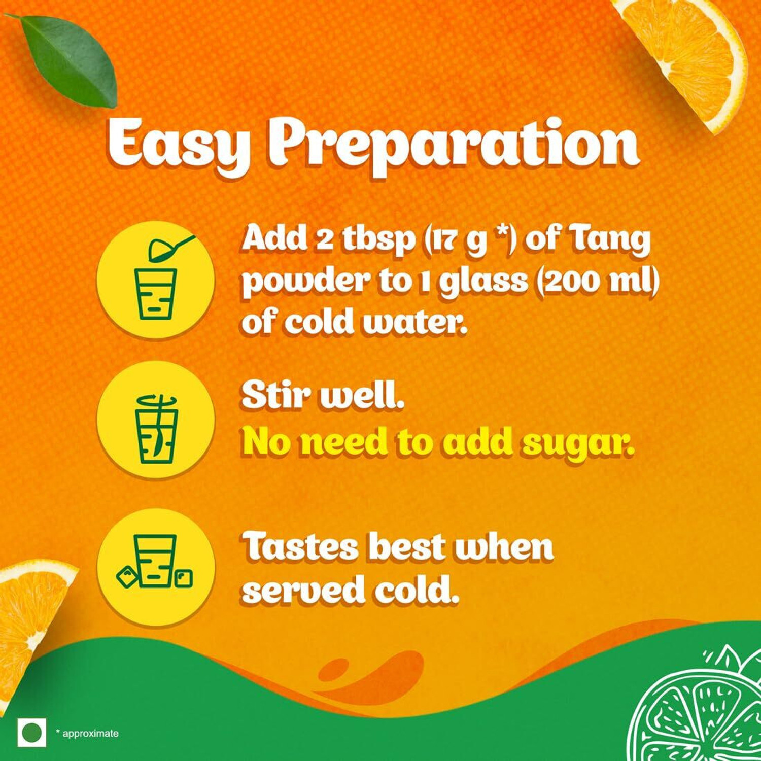Image of TANG ORANGE POWDER REFRESHING & TASTY INSTANT MIX Nutrition Drink