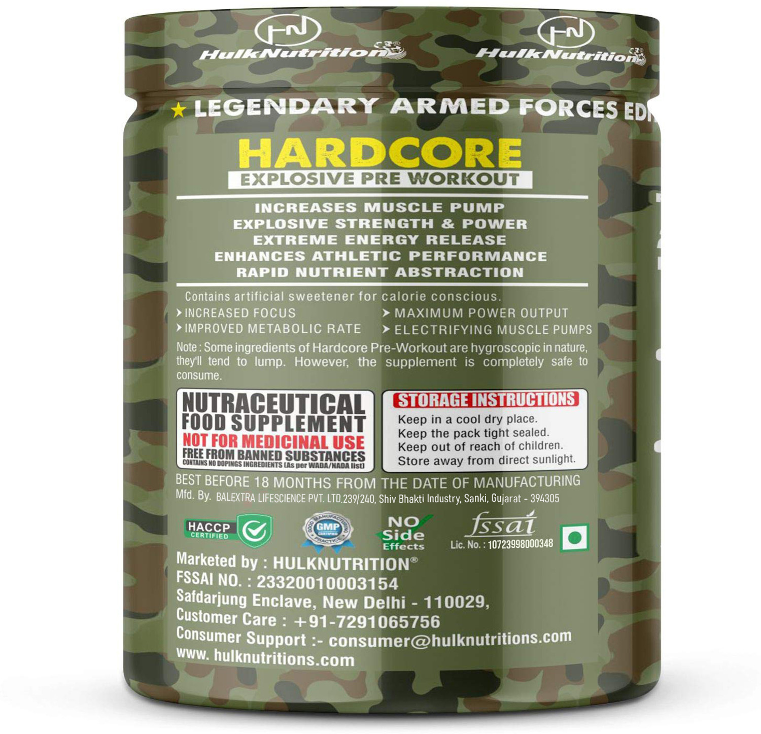 Image of Hulk Nutrition Explosive Pre Workout For Energy, Muscle Pump, Strength, Focus & Endurance Sports Drink