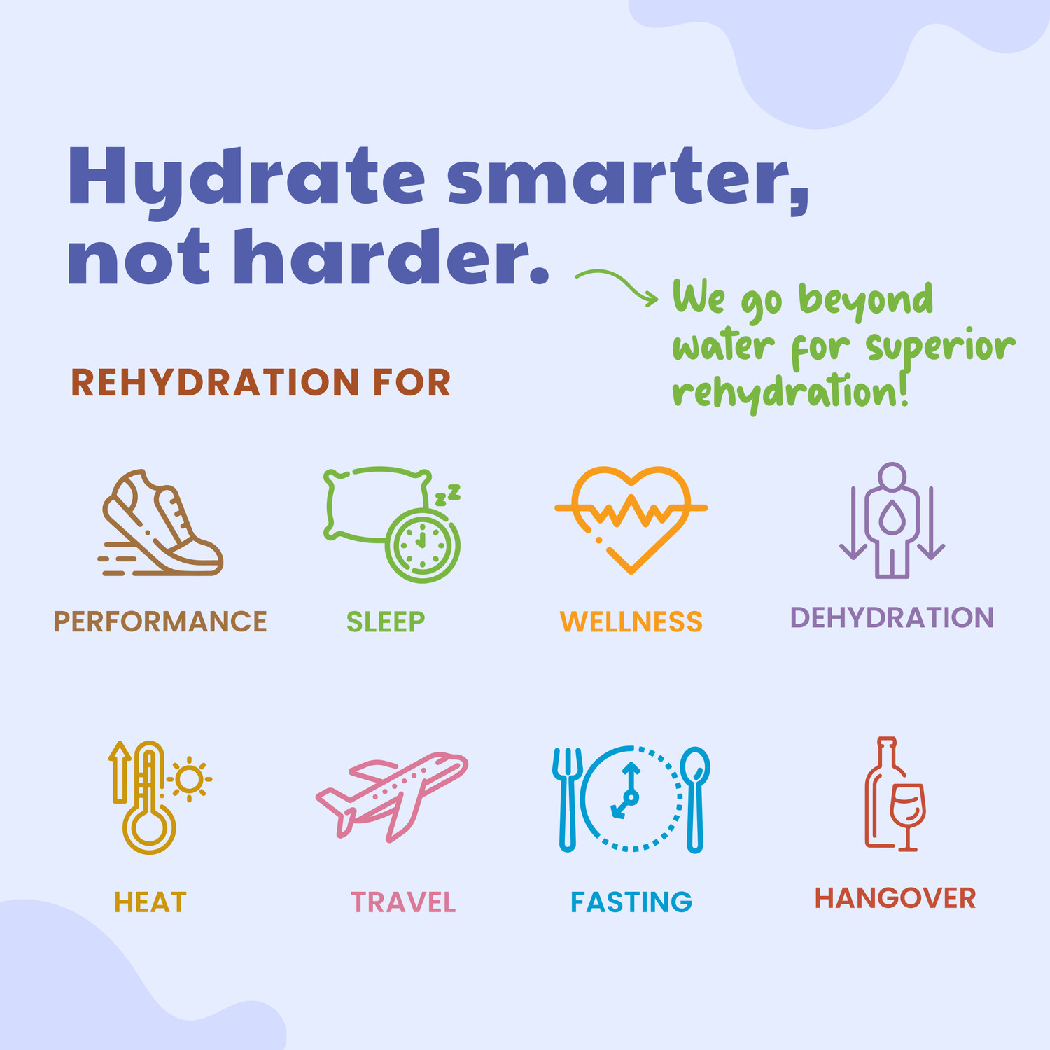 Image of Sweetmate No Added Sugar Electrolyte Drink Mix Blueberry Hydration Drink