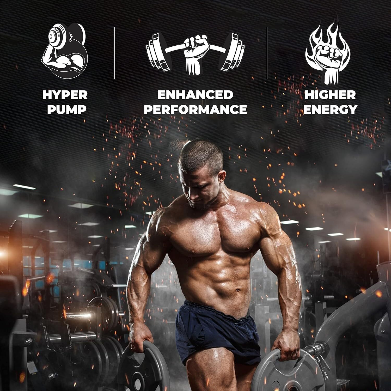 Image of Big Bull Pre-Workout Supplement Powder|Energy, Focus, Endurance & Pump|Beta-Alanine Energy Drink