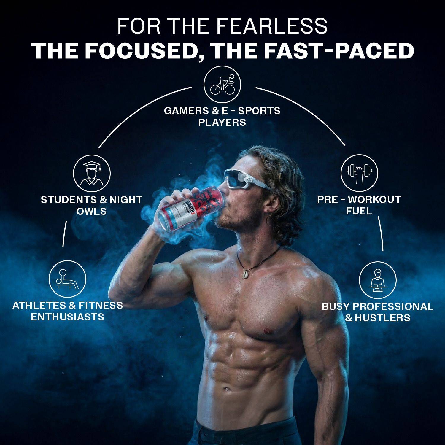 MUSCLEBLAZE WrathX Energy Drink 760mg Taurine, 40mg L-Carnitine - Image 5