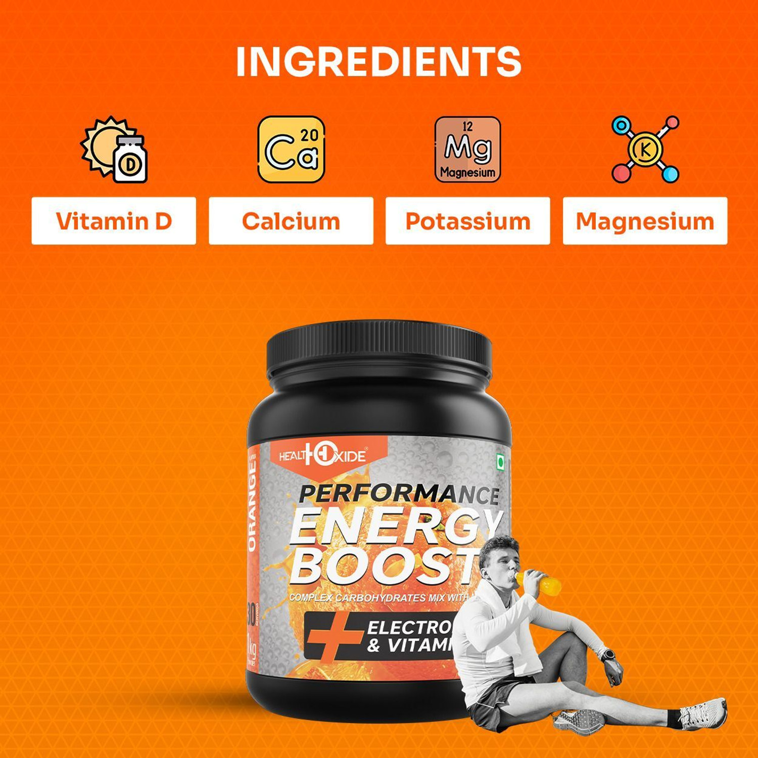 Image of HEALTHOXIDE Energy Boost Extra Power Sports Drink