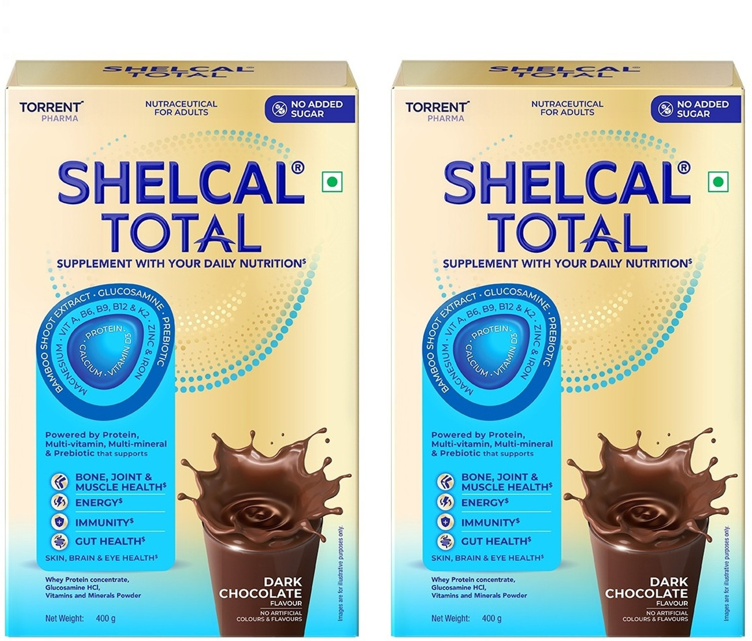 Image of Shelcal TOTAL Powered by Protein, Multi-Vitamin, Multi-Mineral, Prebiotic Nutrition Drink