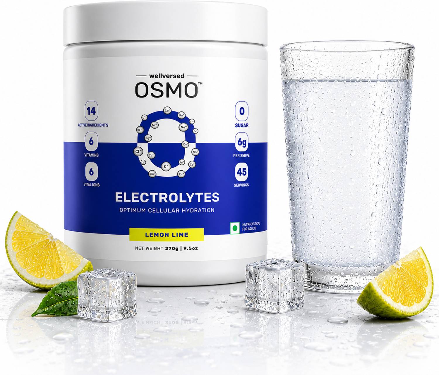 Wellversed OSMO Electrolyte Blend with Taurine & Vitamins | Cramp Relief and Rapid Hydration Drink Rs. 449 - Flipkart