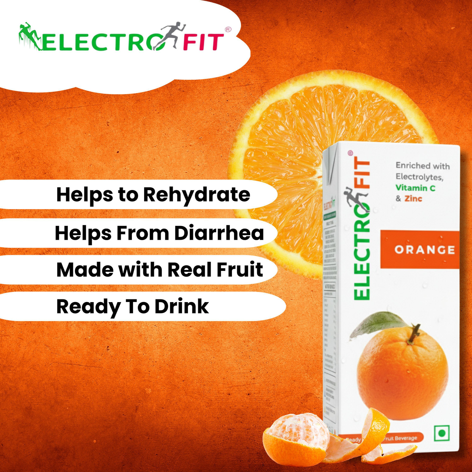Image of ELECTRO FIT Ready to Drink Fruit Beverage Sport Energy Drink Enrich Electrolytes and Zink Sports Drink