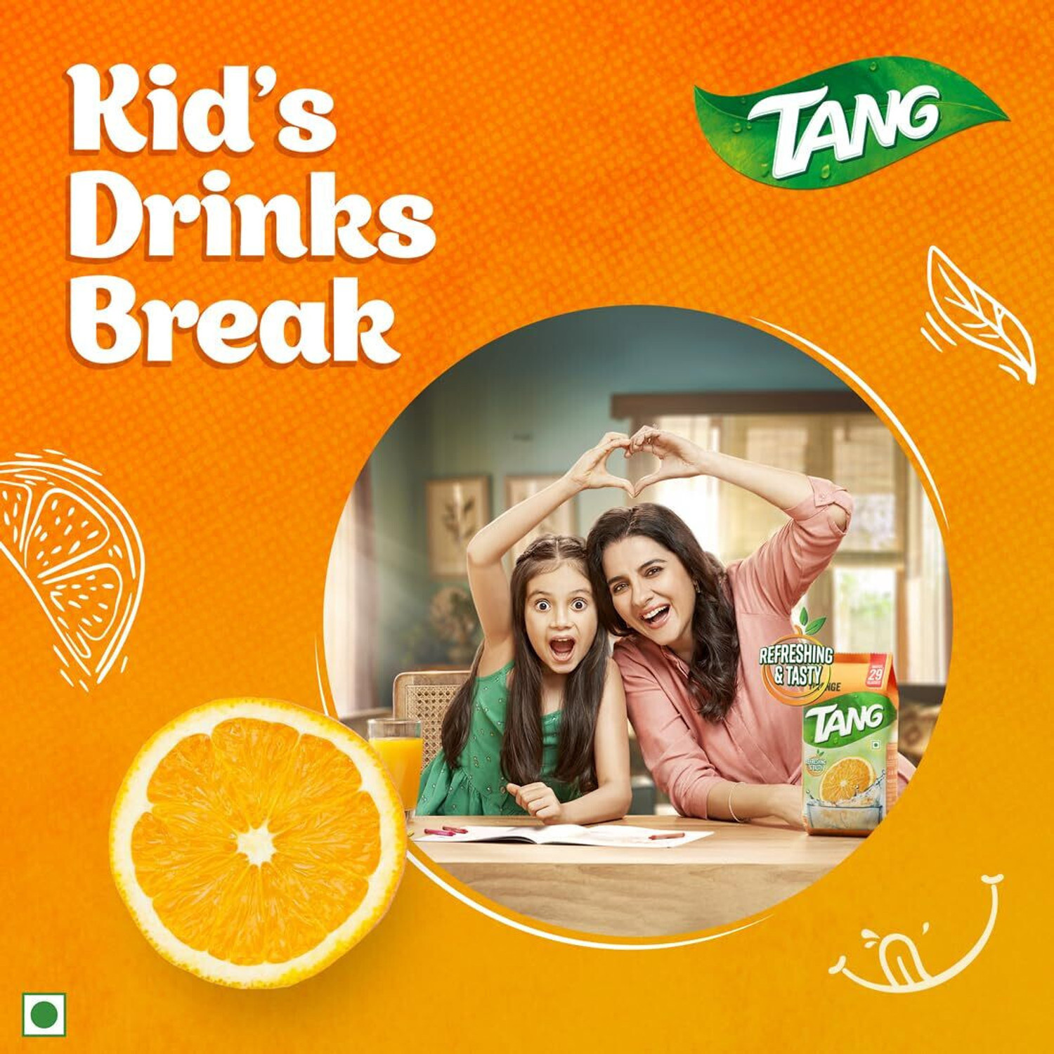Image of TANG ORANGE POWDER REFRESHING & TASTY INSTANT MIX Nutrition Drink