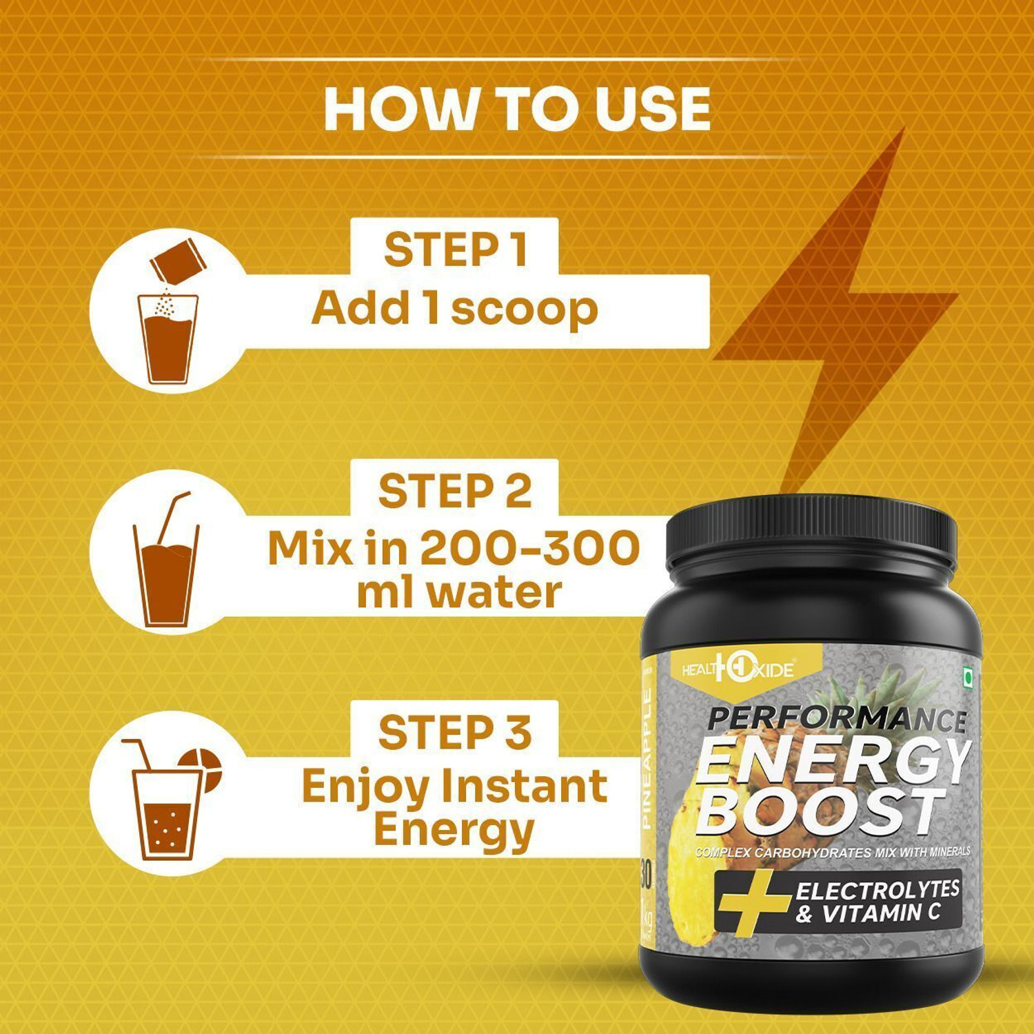 Image of HEALTHOXIDE Energy Boost Extra Power Sports Drink
