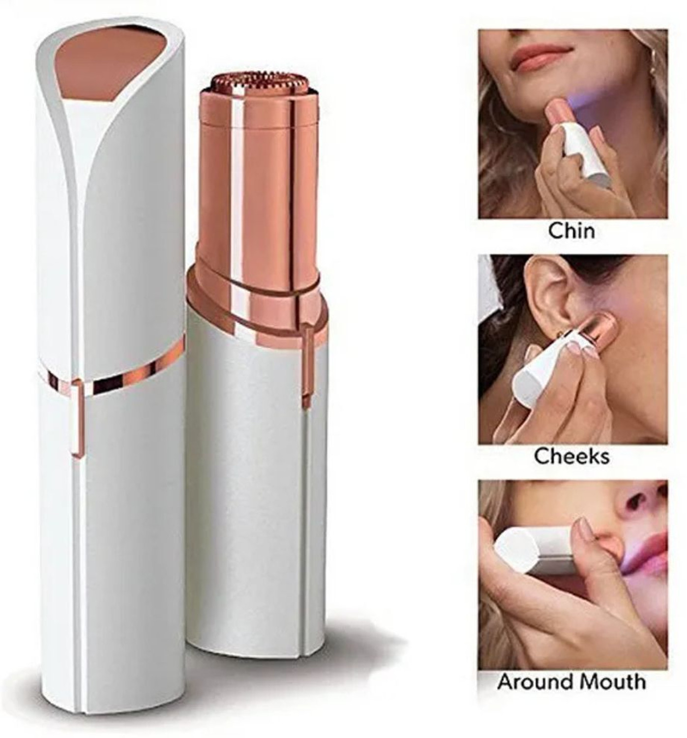 Image of Thepearl Flawless facial hair remover / removes hair instantly & pain free Cordless Epilator