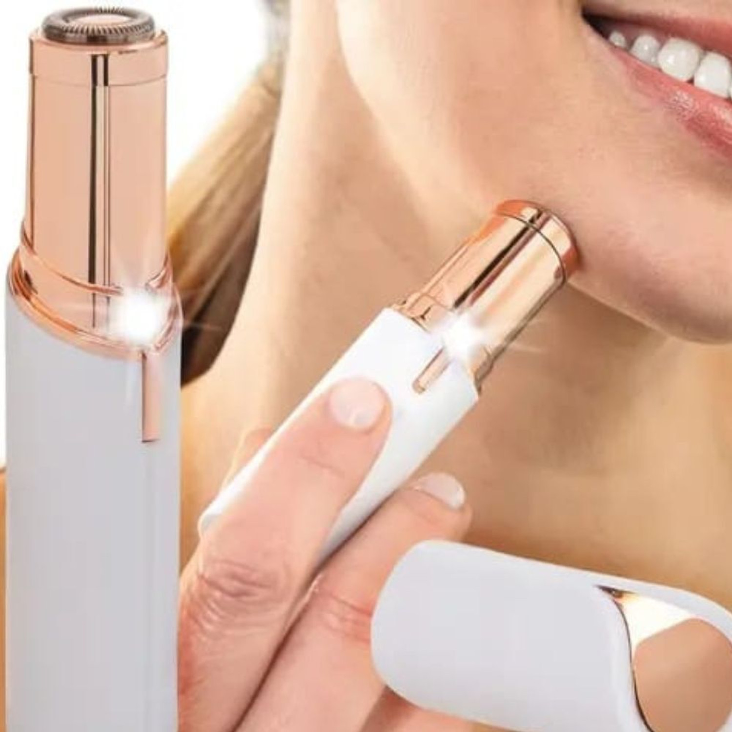 Image of Thepearl Flawless facial hair remover / removes hair instantly & pain free Cordless Epilator