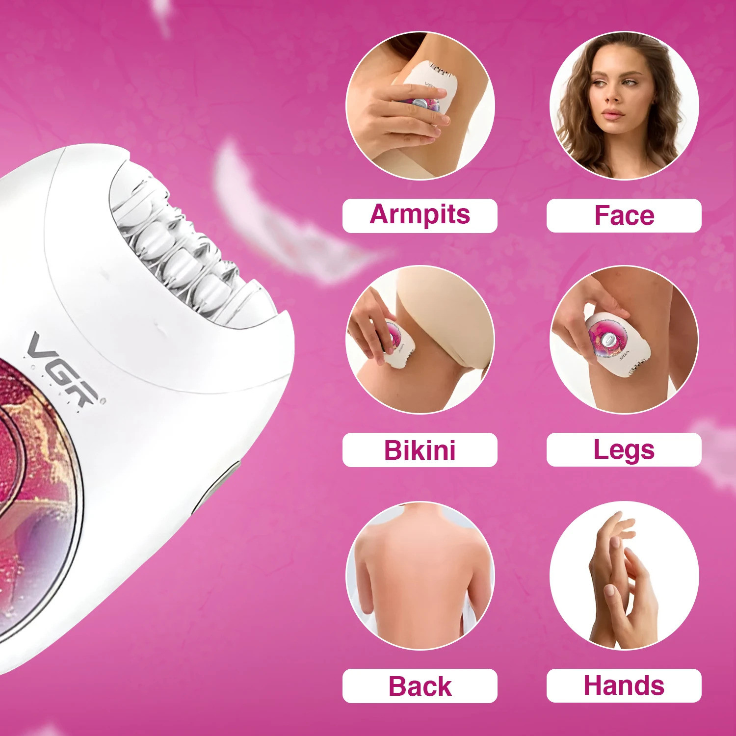 Image of VGR V-706 Cordless Epilator