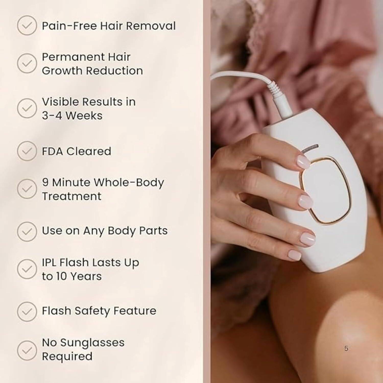 VIFERA IPL Hair Removal Handset - Image 5