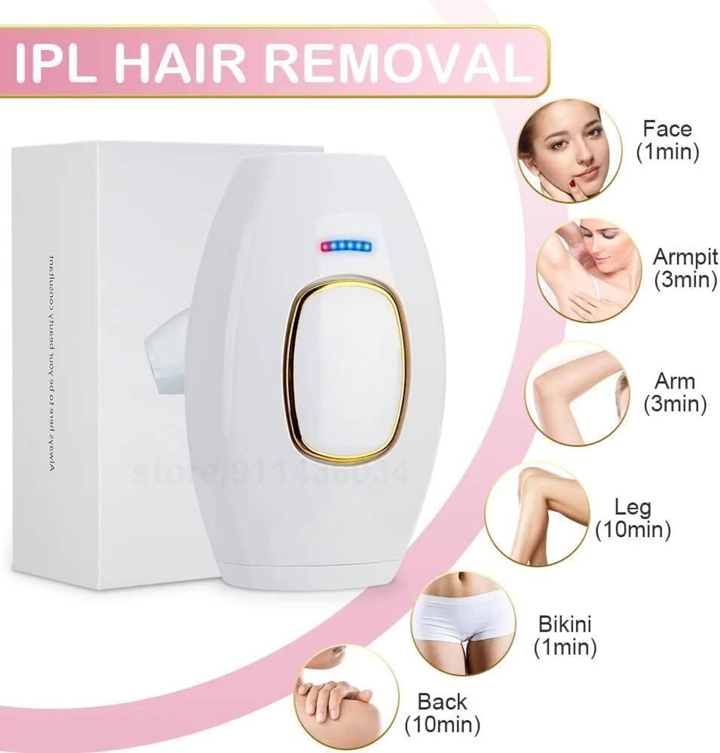 VIFERA IPL Hair Removal Handset - Image 4