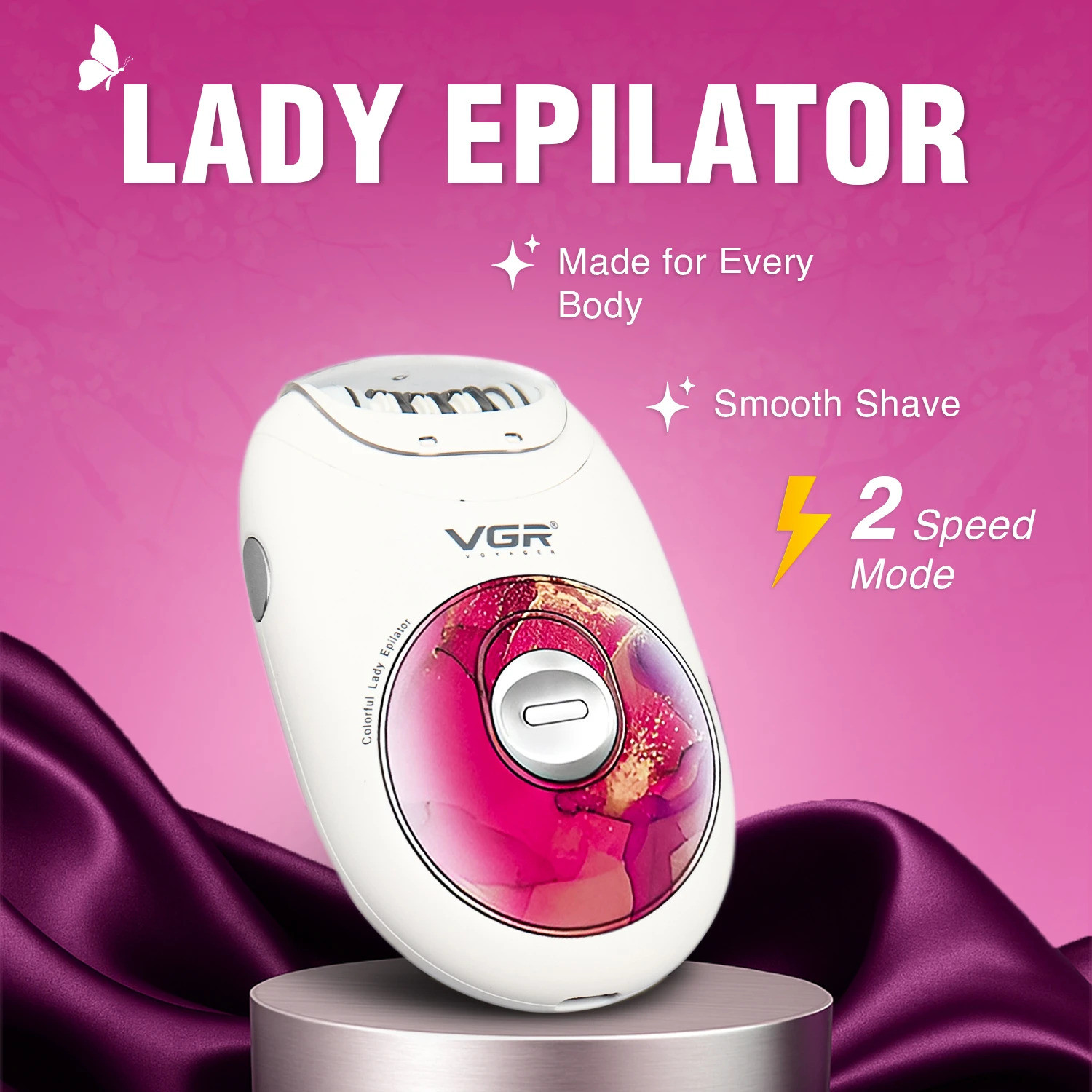 Image of VGR V-706 Cordless Epilator