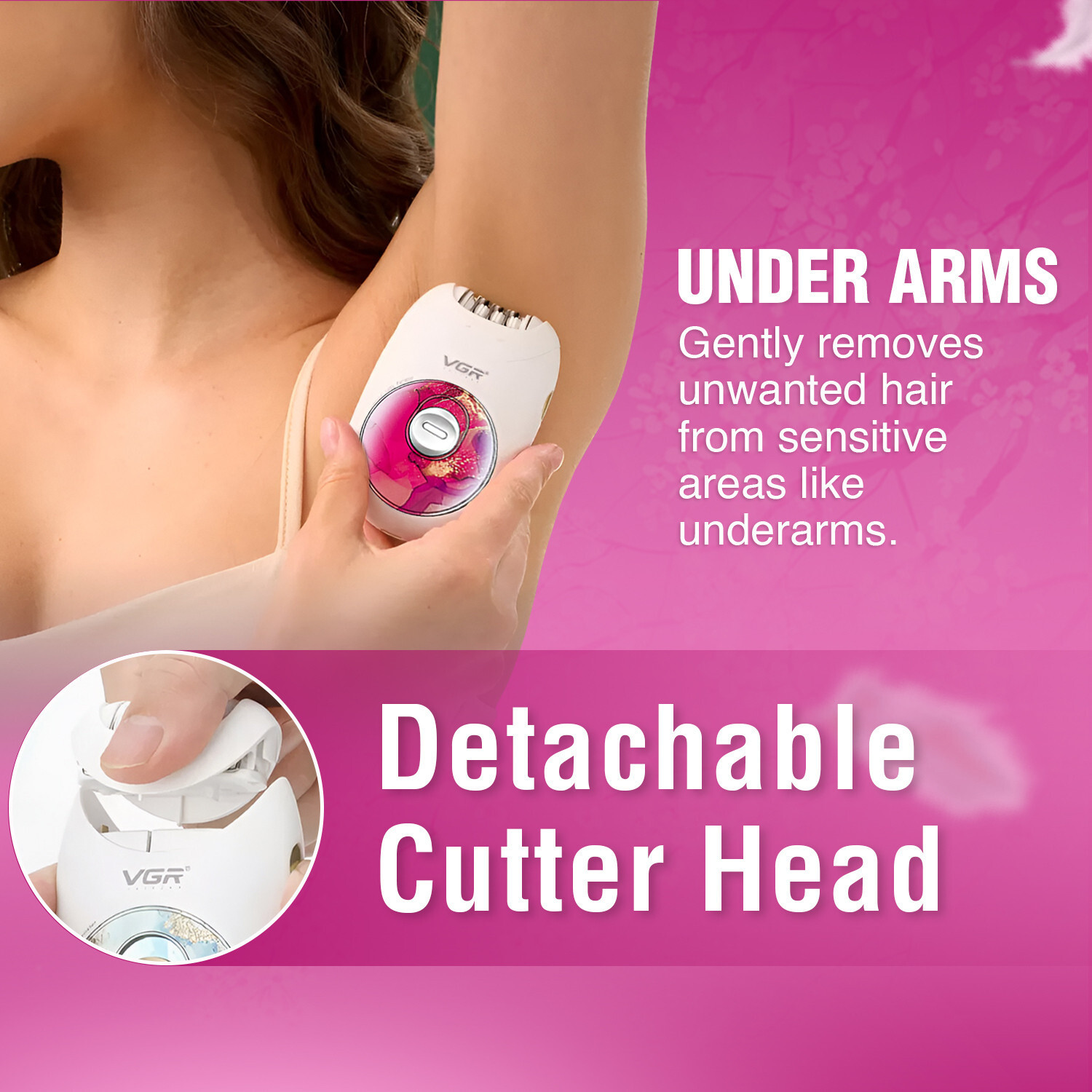 Image of VGR V-706 Cordless Epilator