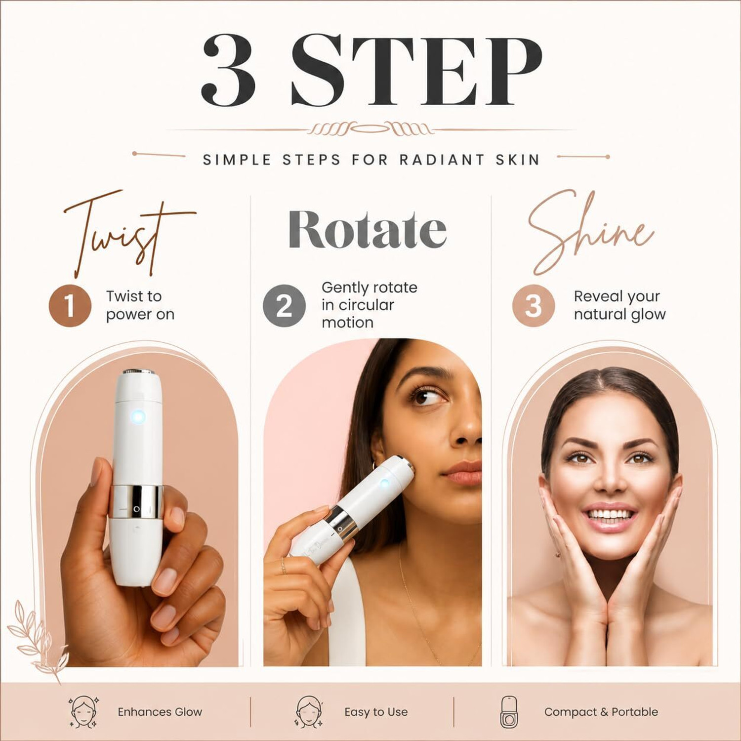 Image of HADDROK Face Mini Hair Remover FS1000 IPL Laser Hair Remover
