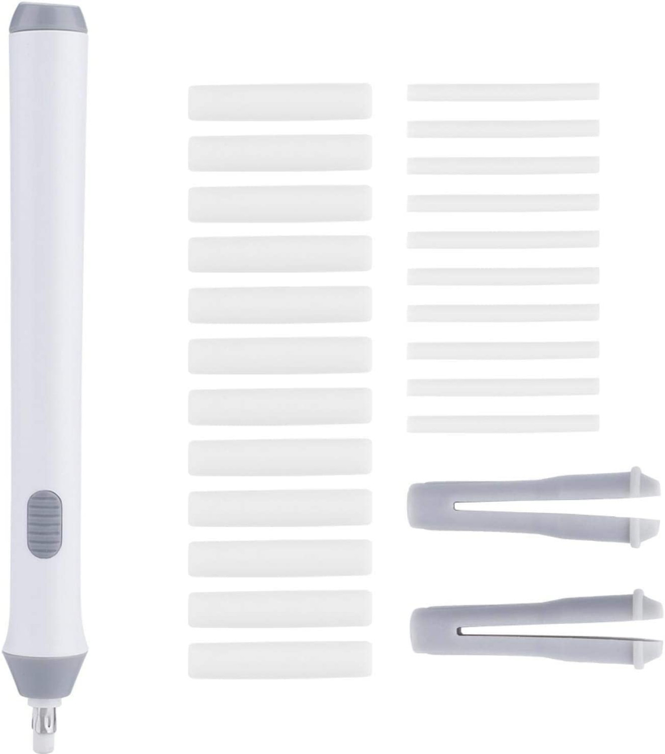 Image of Adoere Electric Battery Operated Automatic Pencil Eraser with 22 Refills Non Toxic Non-Toxic Eraser