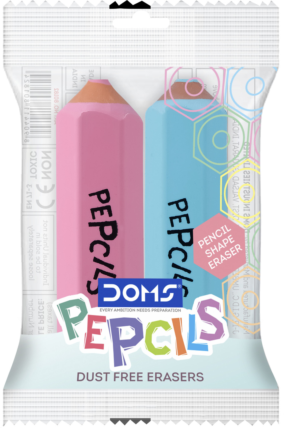 Image of DOMS PEPCILS DUST FREE ERASER Non-Toxic Eraser