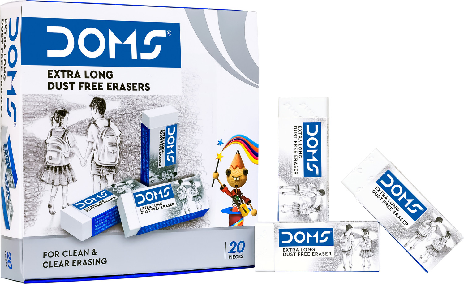 Image of DOMS Extra-Long Dust Free Non-Toxic Eraser