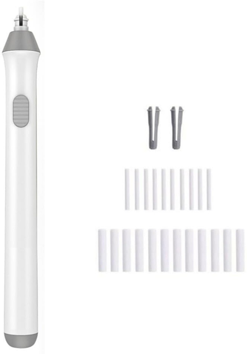 Image of Adoere Electric Battery Operated Automatic Pencil Eraser with 22 Refills Non Toxic Non-Toxic Eraser