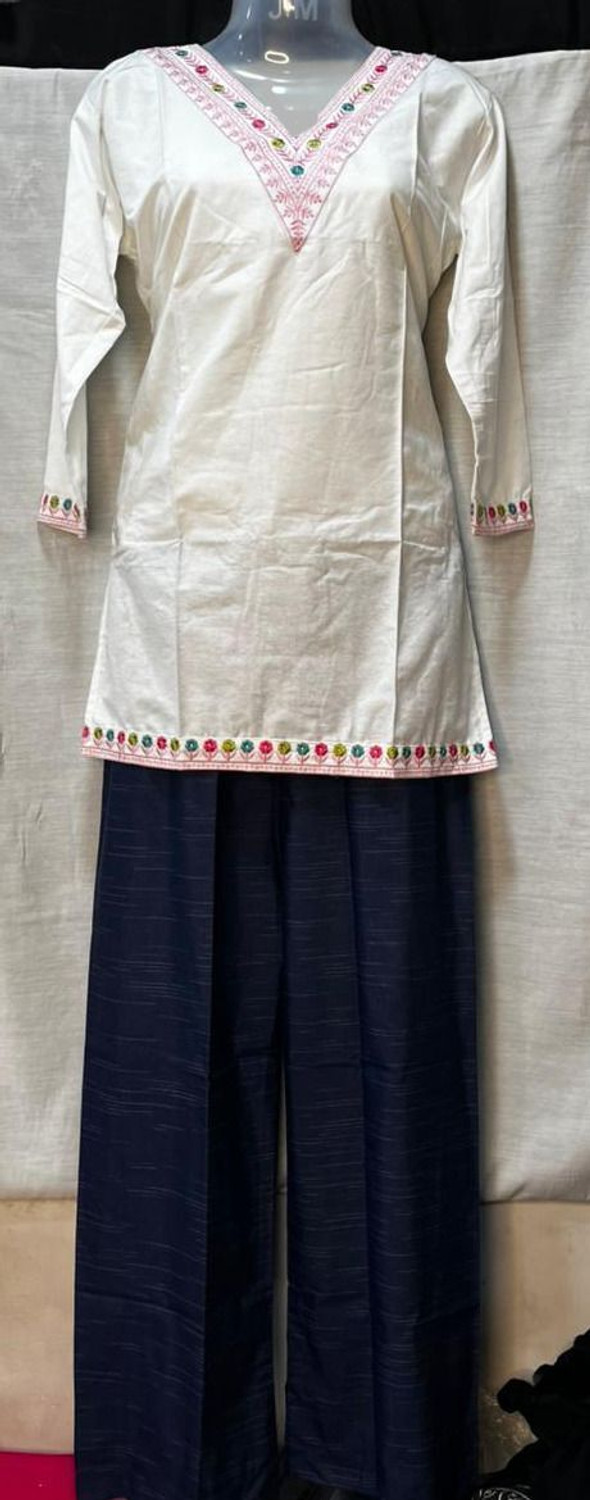 Image of Fabricana Women Kurti Palazzo Set
