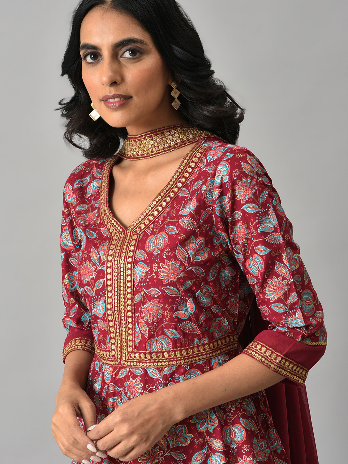 Image of Aurelia Women Kurta Dupatta Set
