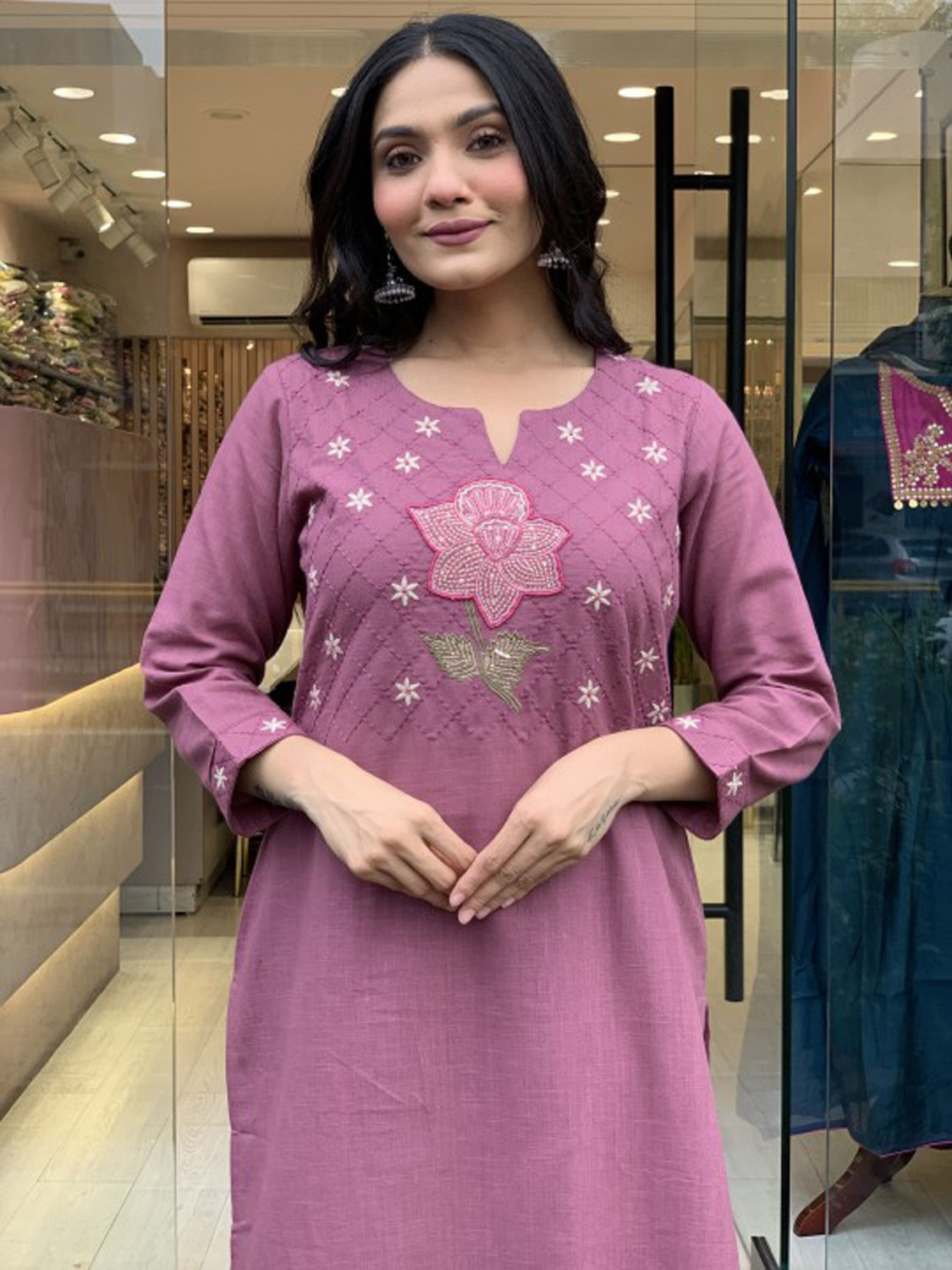 Image of Light Daisy Women Viscose Rayon Kurta Palazzo Dupatta Set