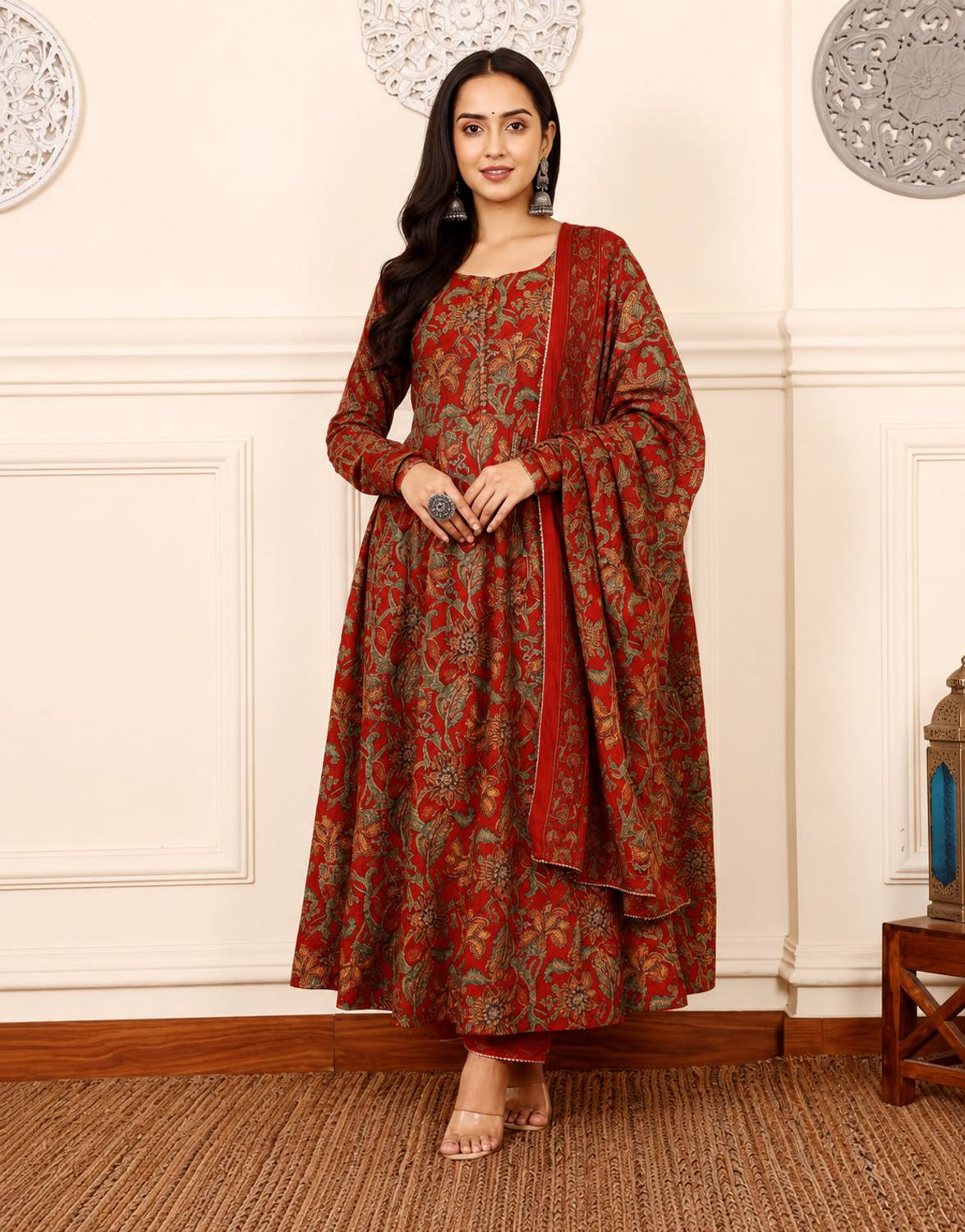 AZMIRA Women Kurta Palazzo Dupatta Set - Image 1