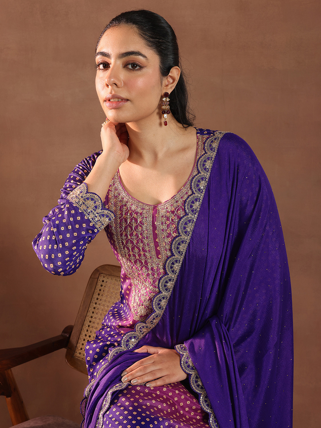 Image of LIBAS Women Kurta Pant Dupatta Set