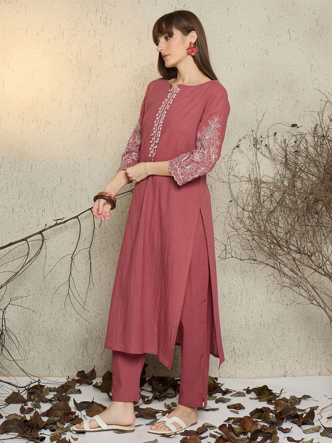 Image of Indo Era Women Kurta Pant Set