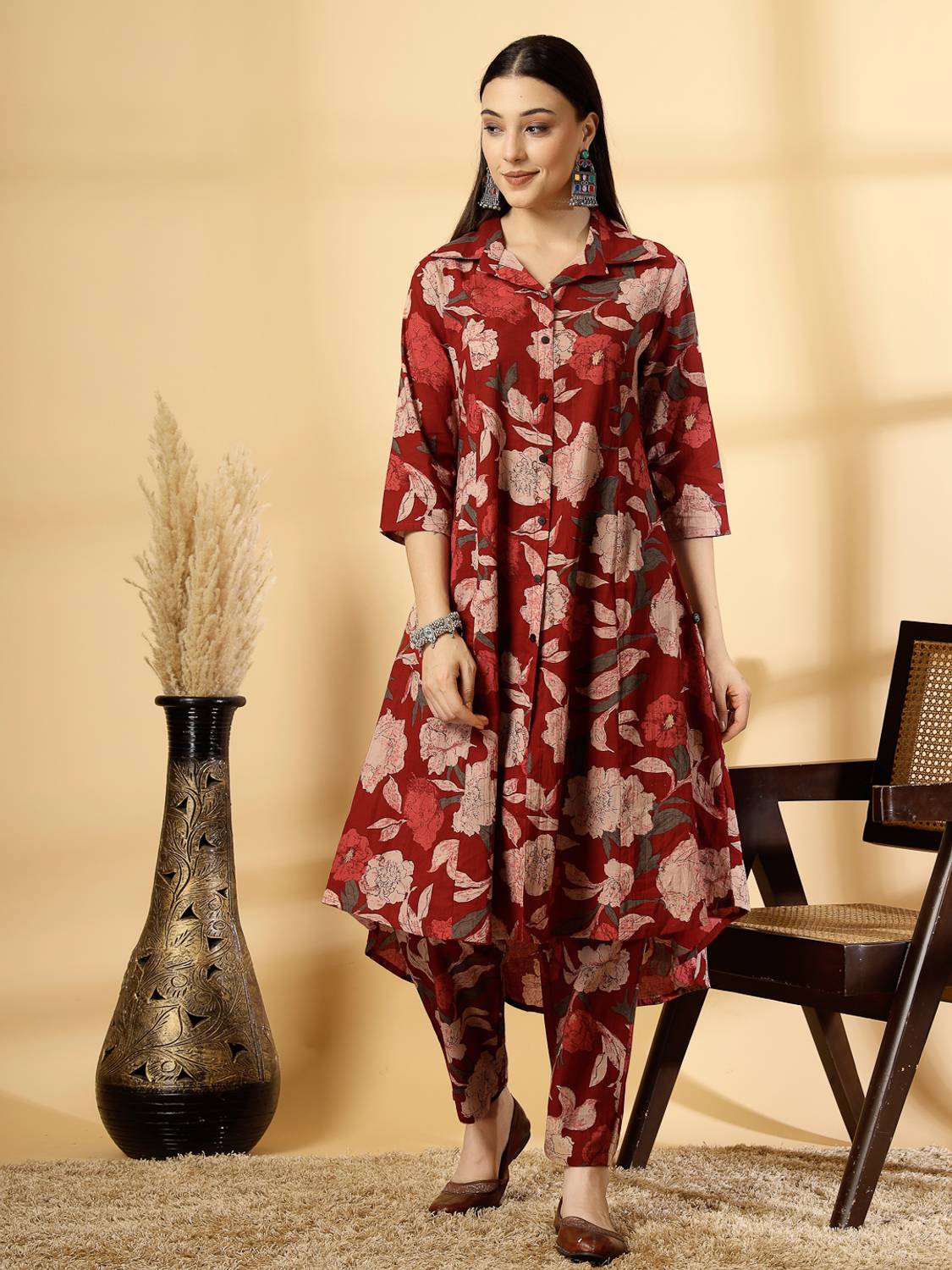 Pistaa Women Kurta Pant Set