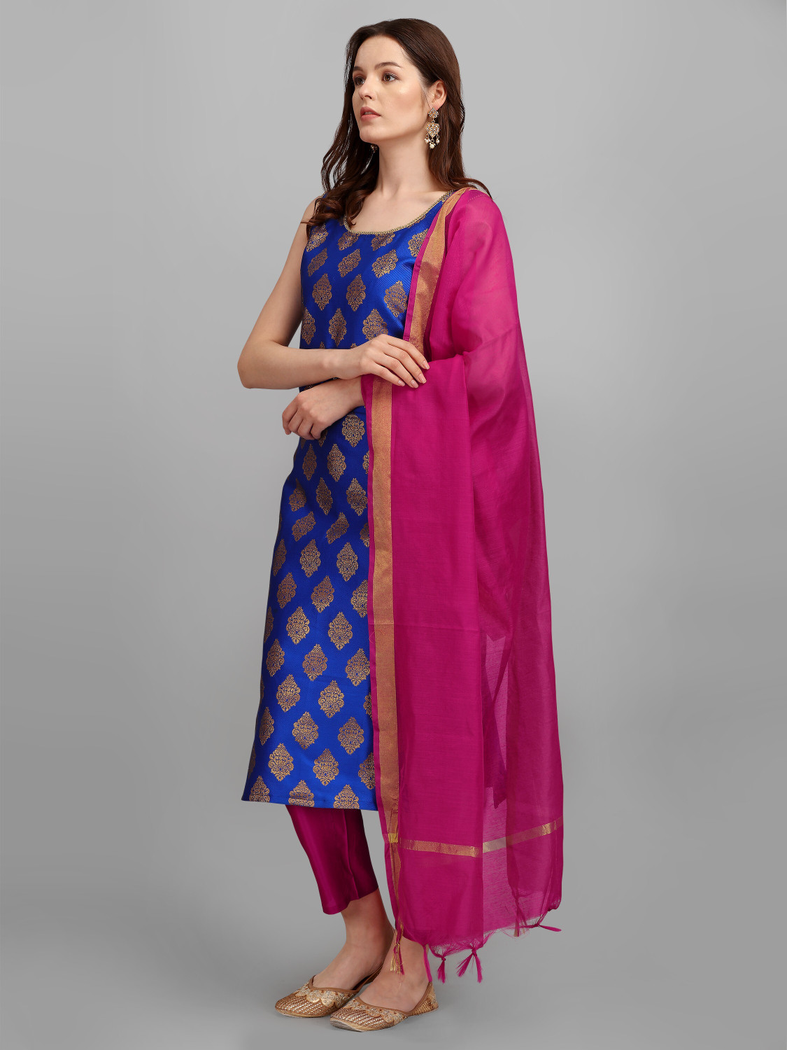 Image of VredeVogel Women Kurta Pant Dupatta Set