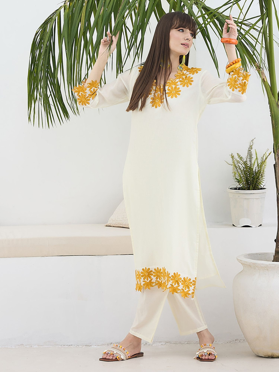 Image of Indo Era Women Kurta Pant Set