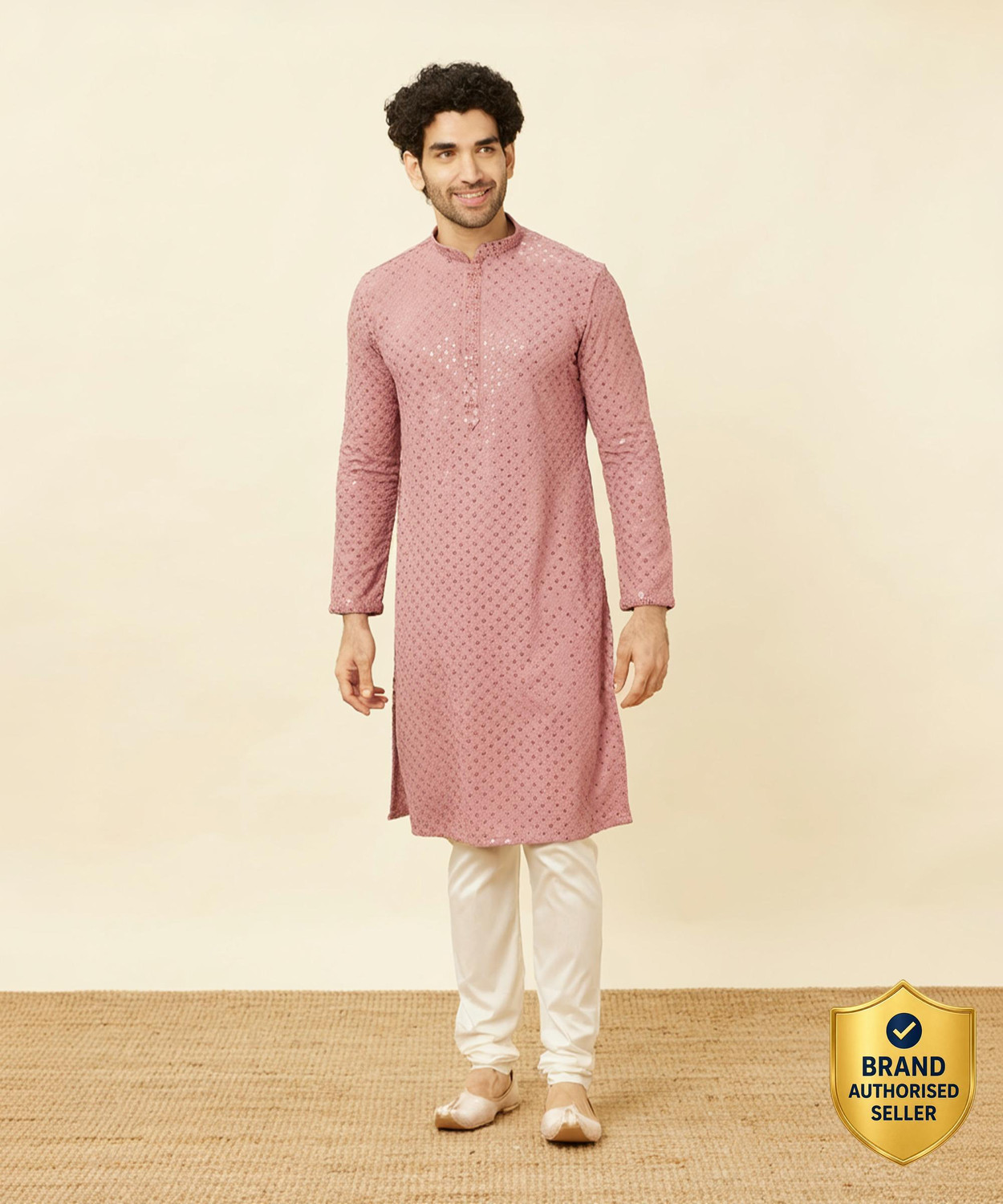 Image of MANYAVAR Men Kurta Pyjama Set