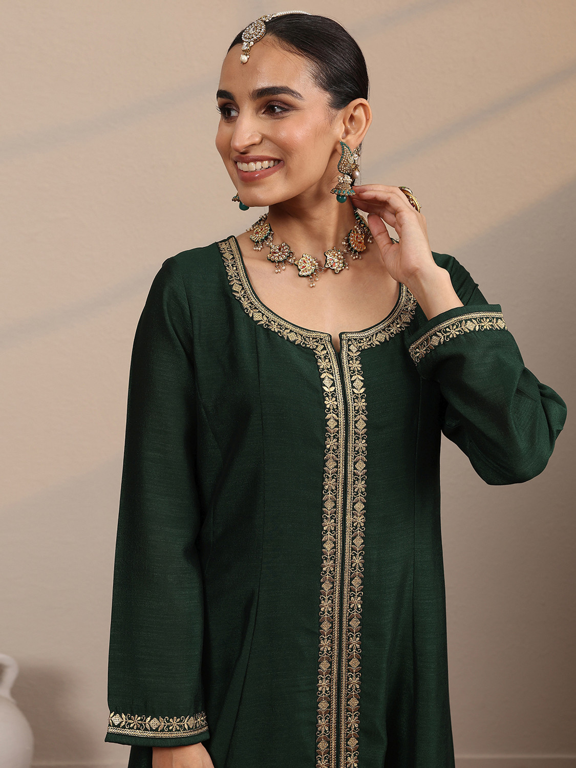 Image of LIBAS Women Kurta Pant Dupatta Set