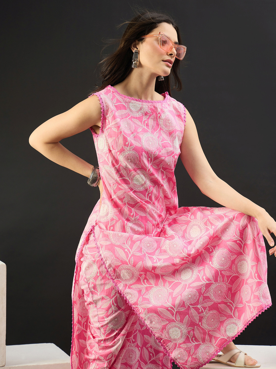 Image of Indo Era Women Kurta Pant Set