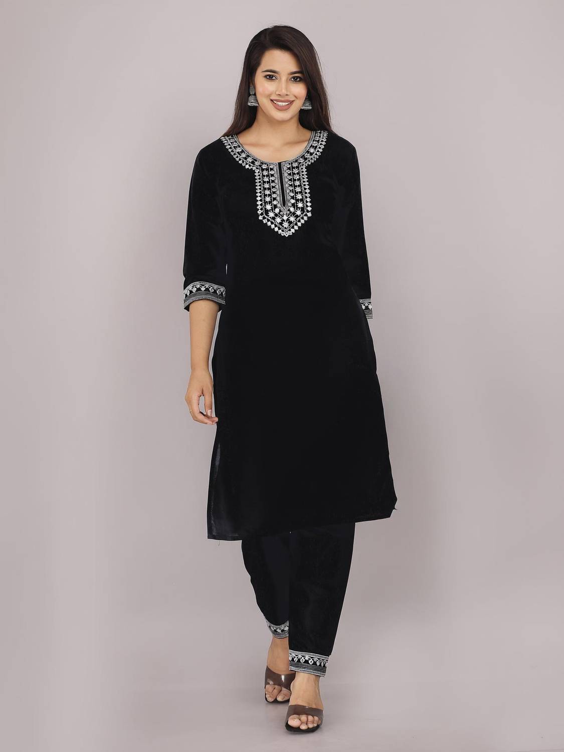ABCREATION Women Kurta Pant Set