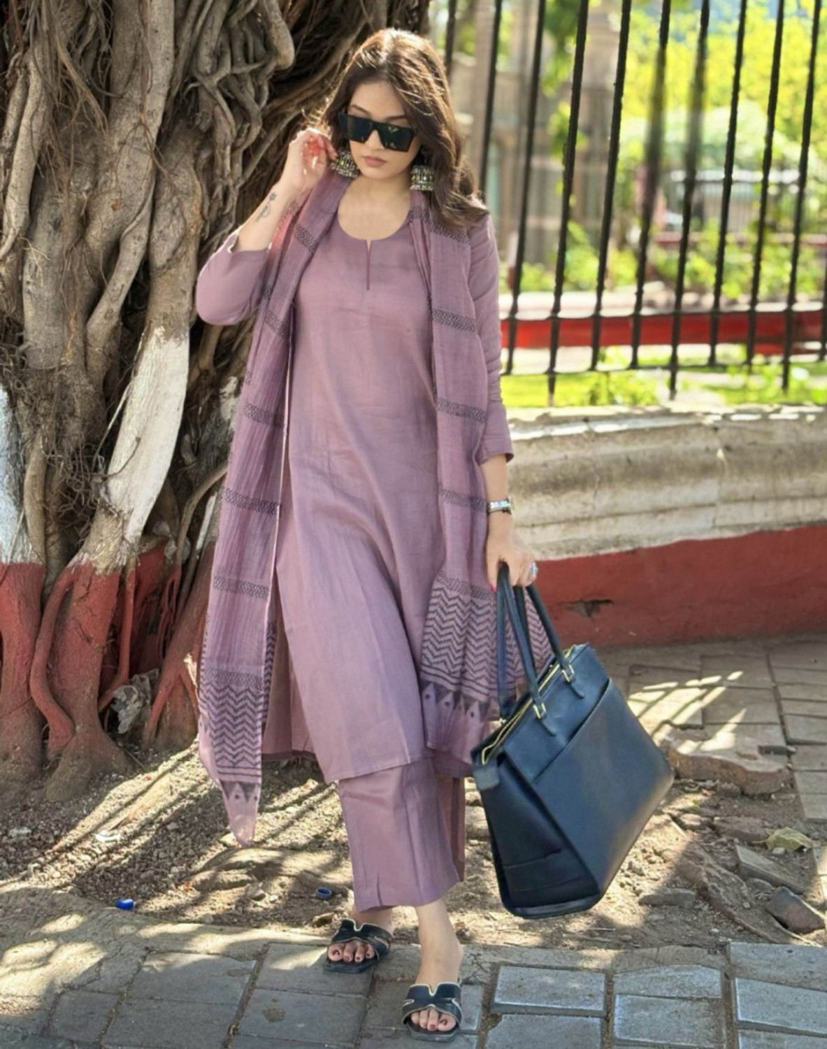 Image of Shree Ramkrishna Fab Women Kurti Pant Dupatta Set