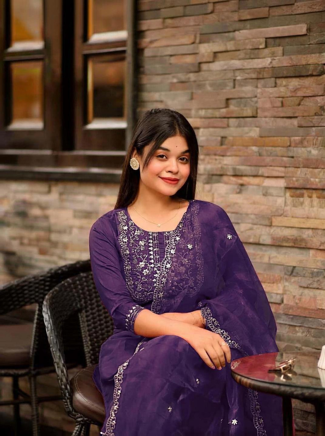 Image of ONIYURI Women Kurti Pant Dupatta Set