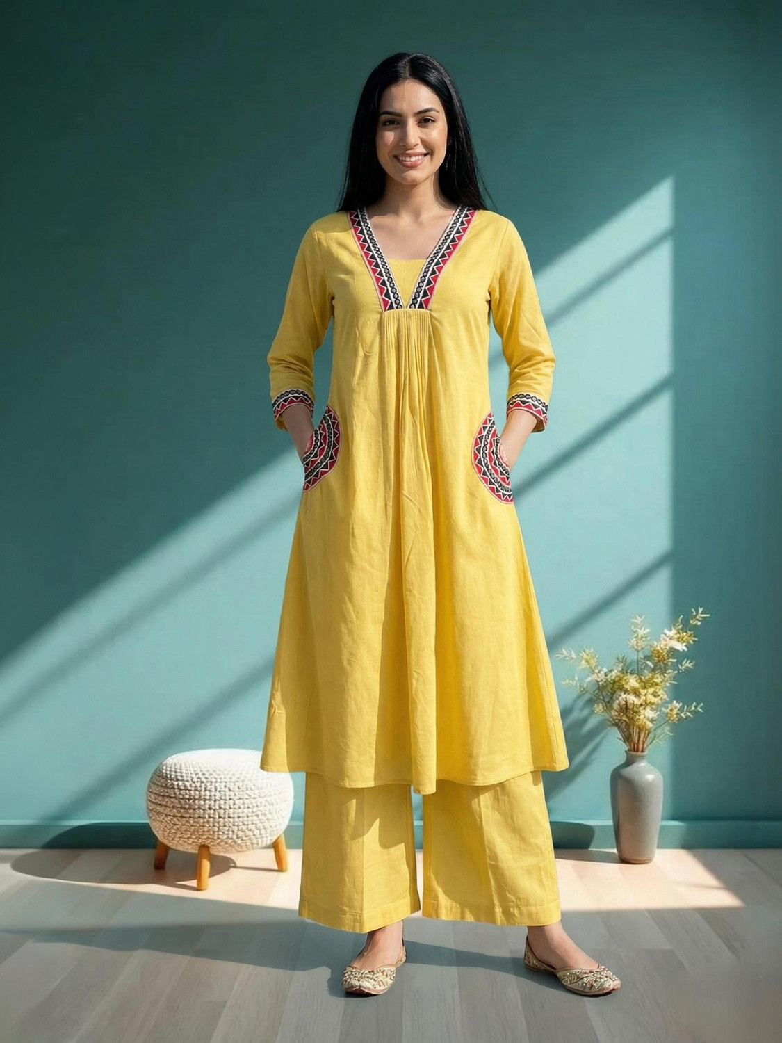 Image of New Ethnic 4 You Women Kurta Pant Set