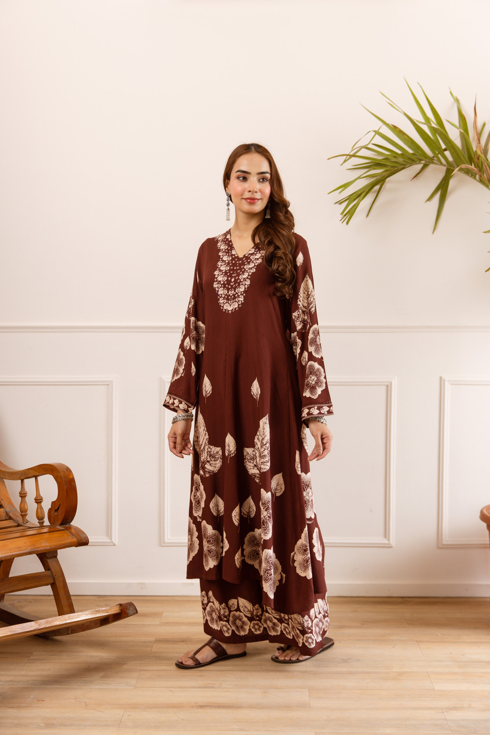 Image of berrylicious Women Kurta Palazzo Set
