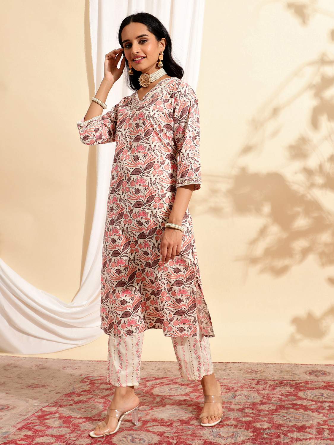 Image of Divastri Women Kurta Pant Dupatta Set