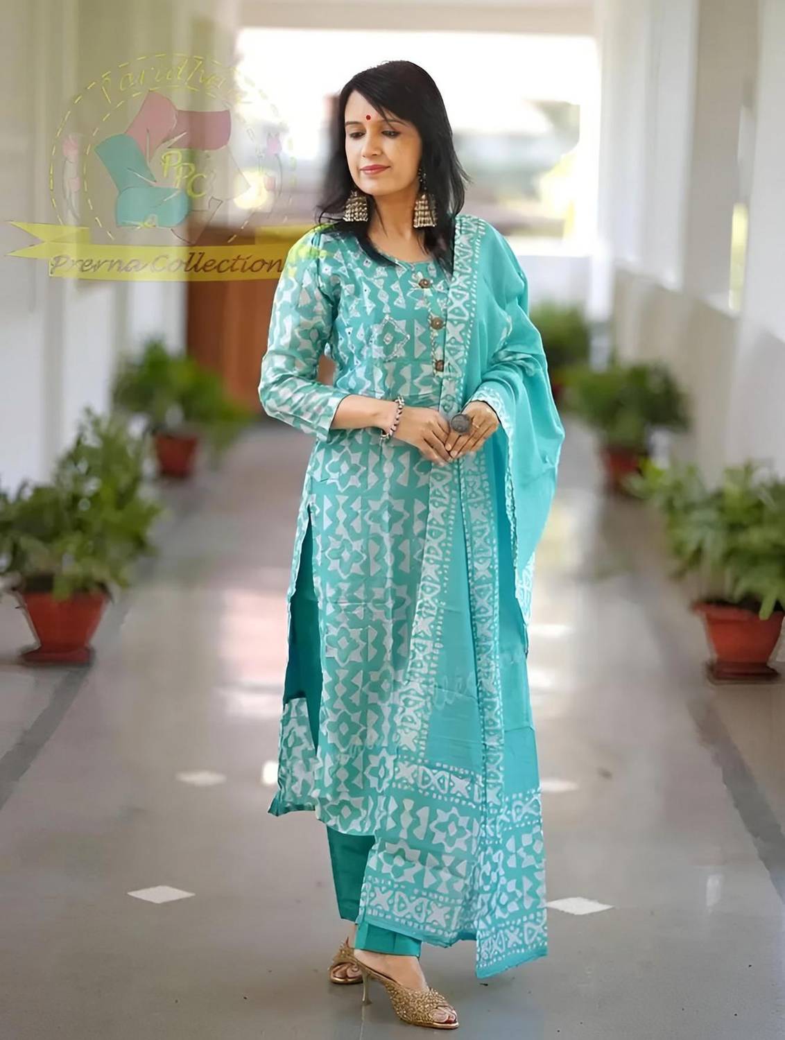 RsamFashion Women Kurti Pant Dupatta Set