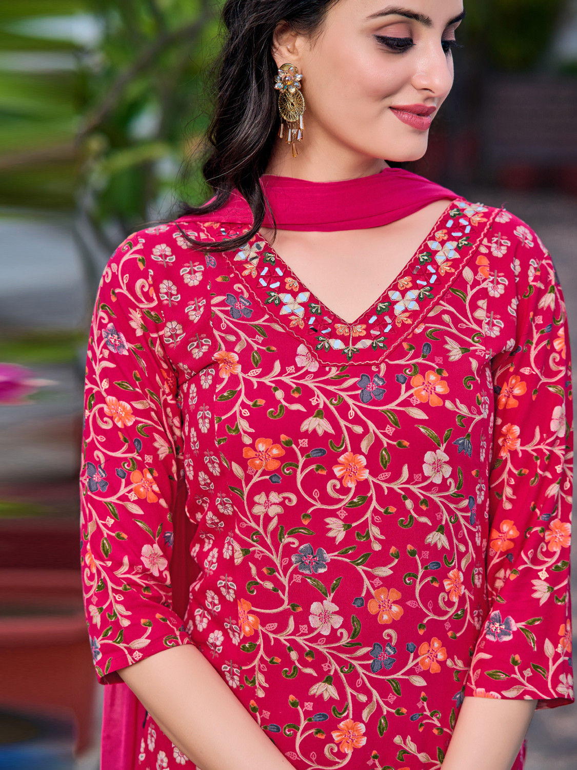 Image of berrylicious Women Kurta Pant Dupatta Set