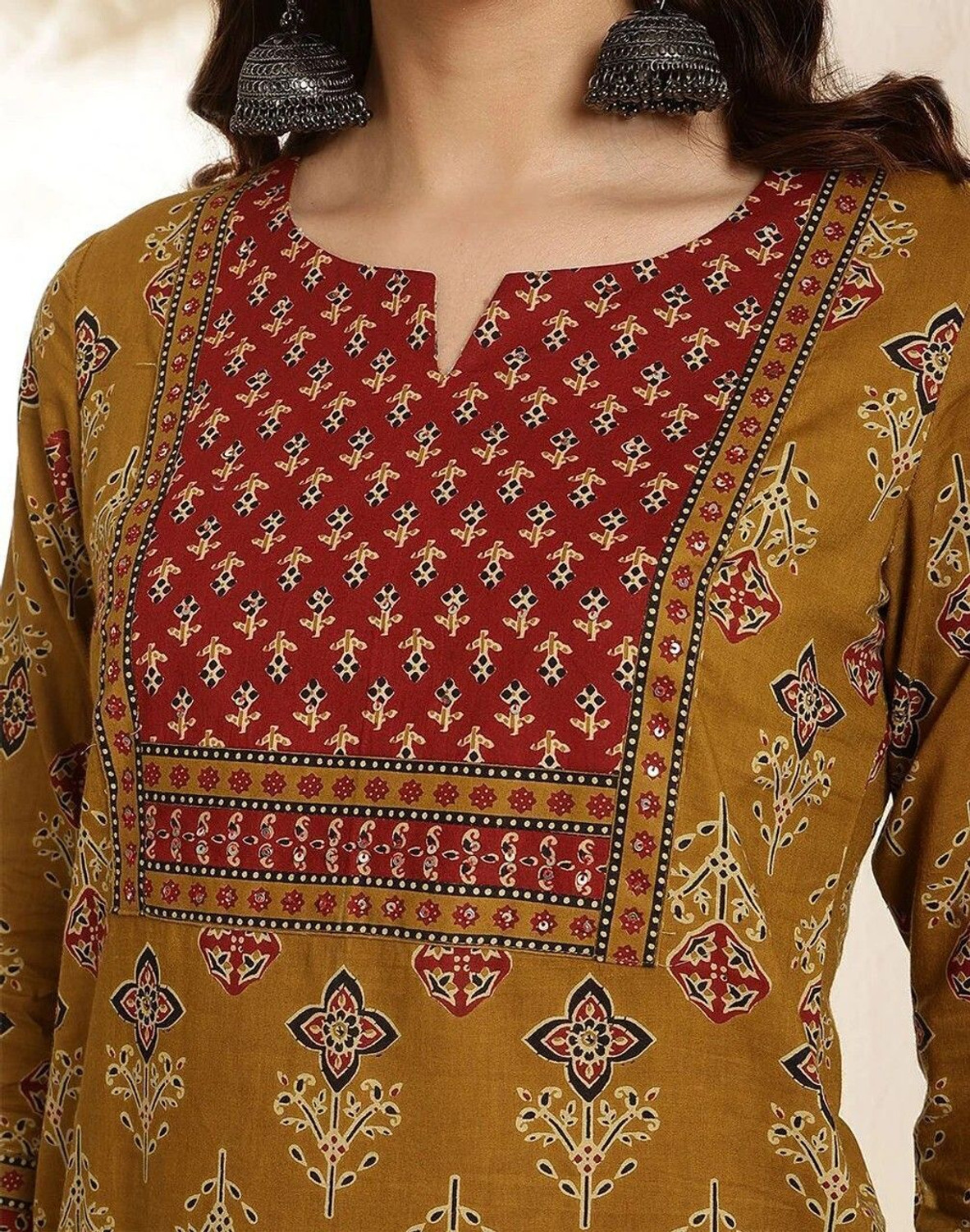 Image of S4K Women Kurta Pant Dupatta Set