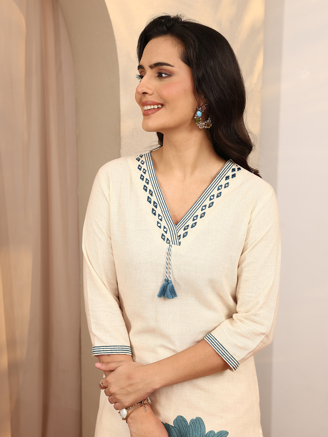 Image of LIBAS Women Kurta Palazzo Set