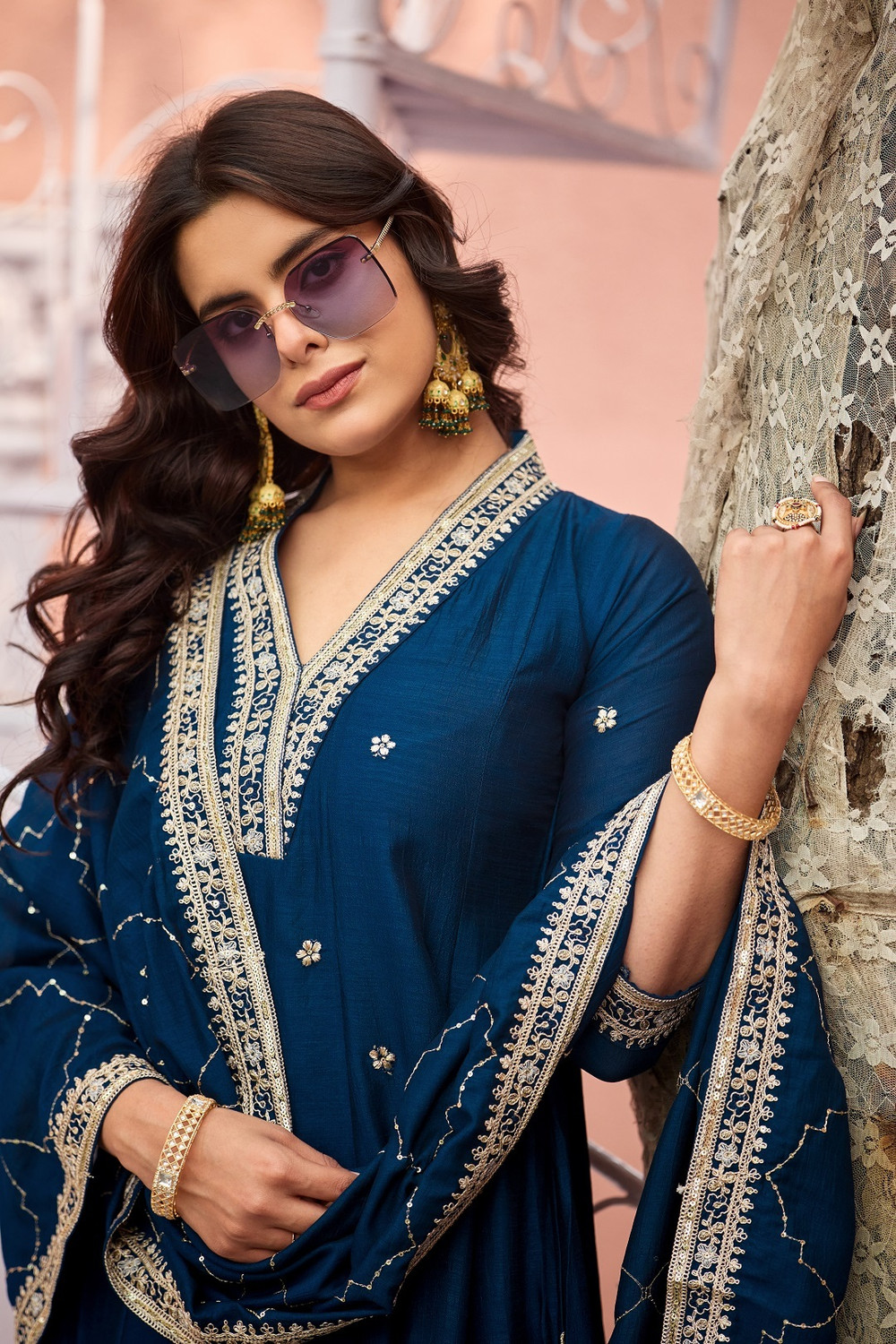 Image of JANAY Women Kurta Pant Dupatta Set