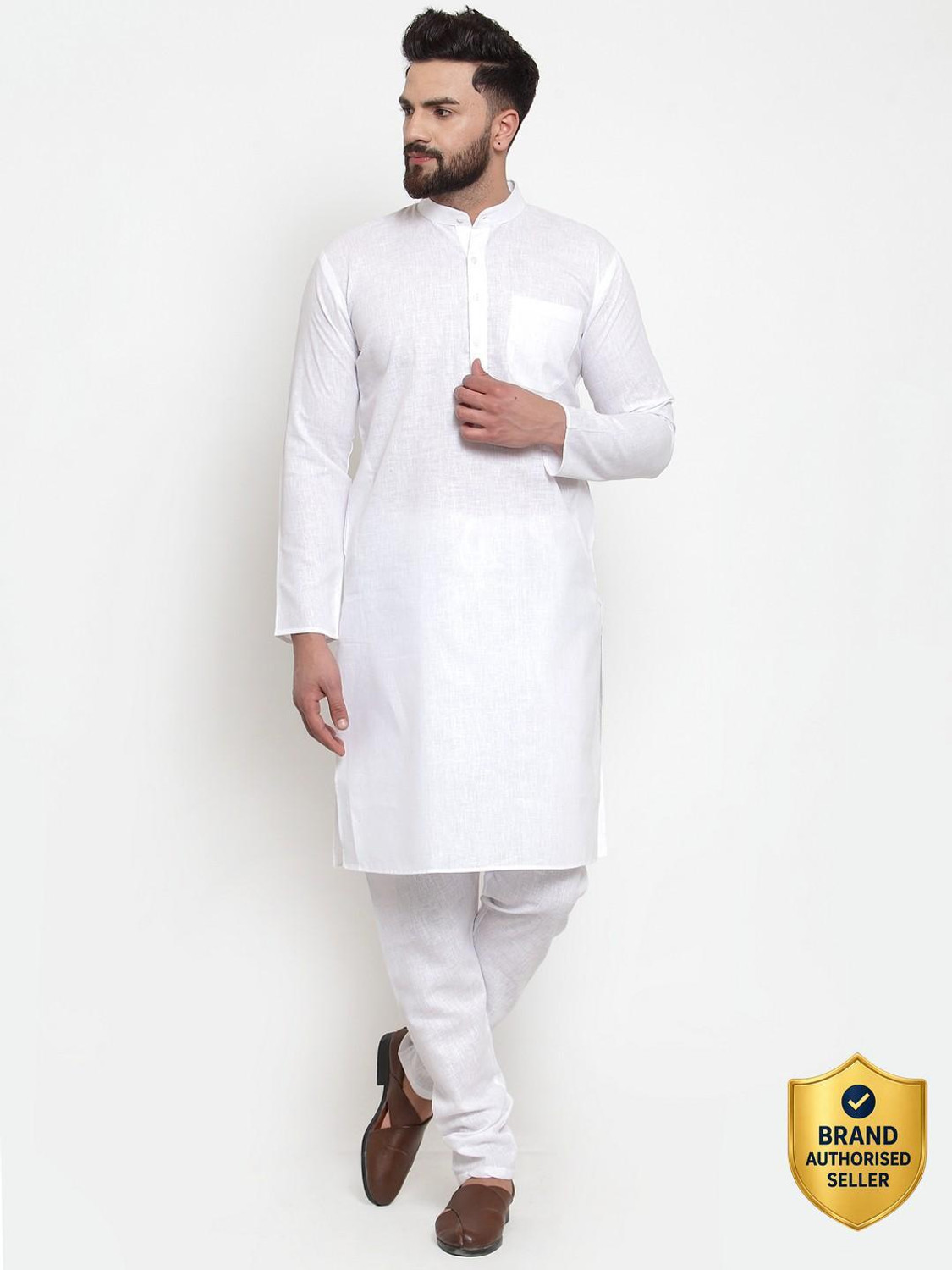 Image of Jompers Men Kurta Churidar Set