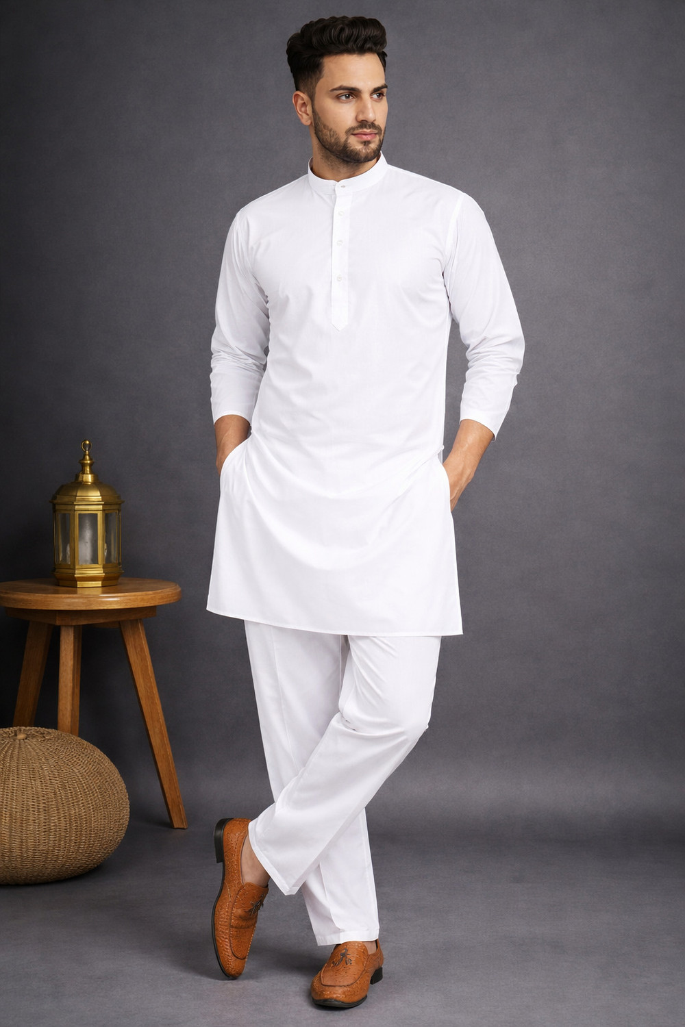 Image of CF Comfort First Men Kurta Pyjama Set