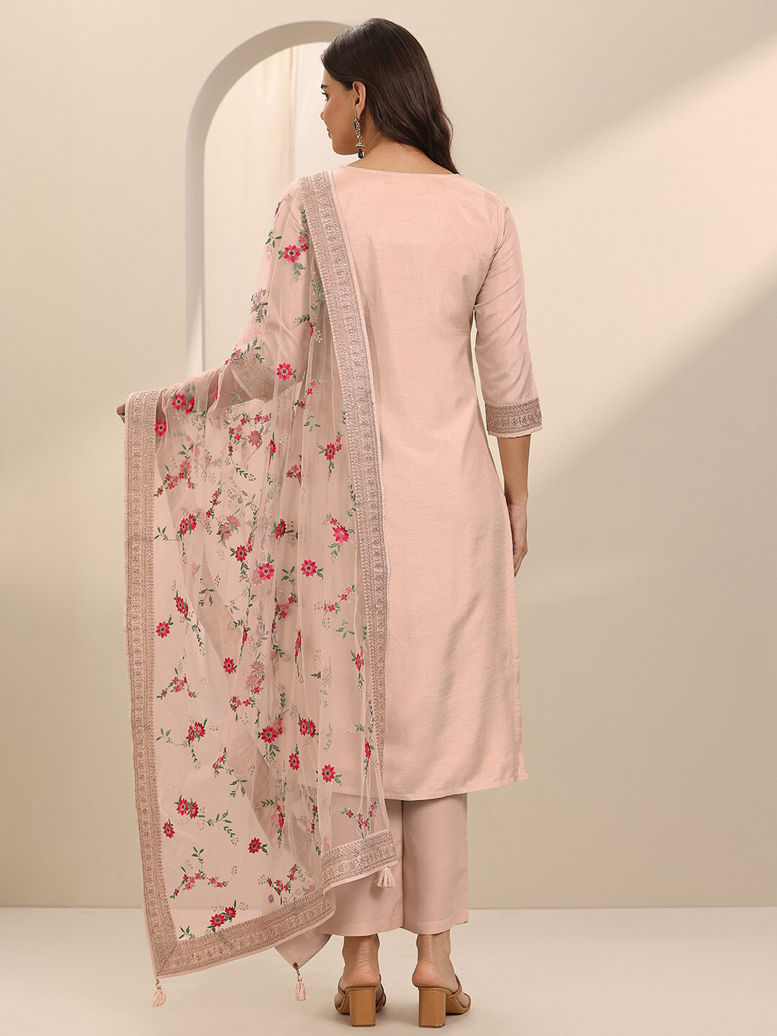 Image of LIBAS Women Kurta Pant Dupatta Set