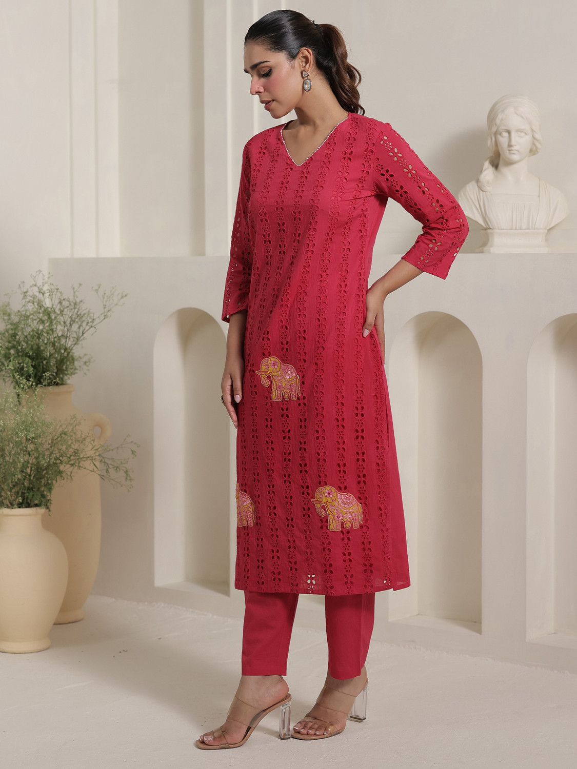 Image of Indo Era Women Kurta Pant Set